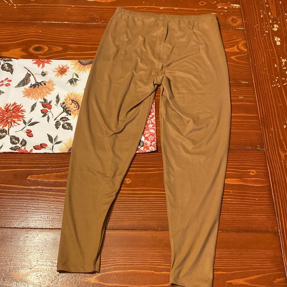 Zenana camel color leggings - Picture 4 of 6